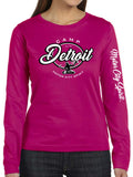 Camp Detroit Apparel Ladies Long Sleeve Soft Style Fit T-Shirt