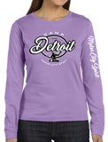 Camp Detroit Apparel Ladies Long Sleeve Soft Style Fit T-Shirt