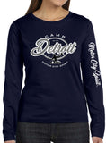 Camp Detroit Apparel Ladies Long Sleeve Soft Style Fit T-Shirt