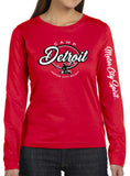 Camp Detroit Apparel Ladies Long Sleeve Soft Style Fit T-Shirt