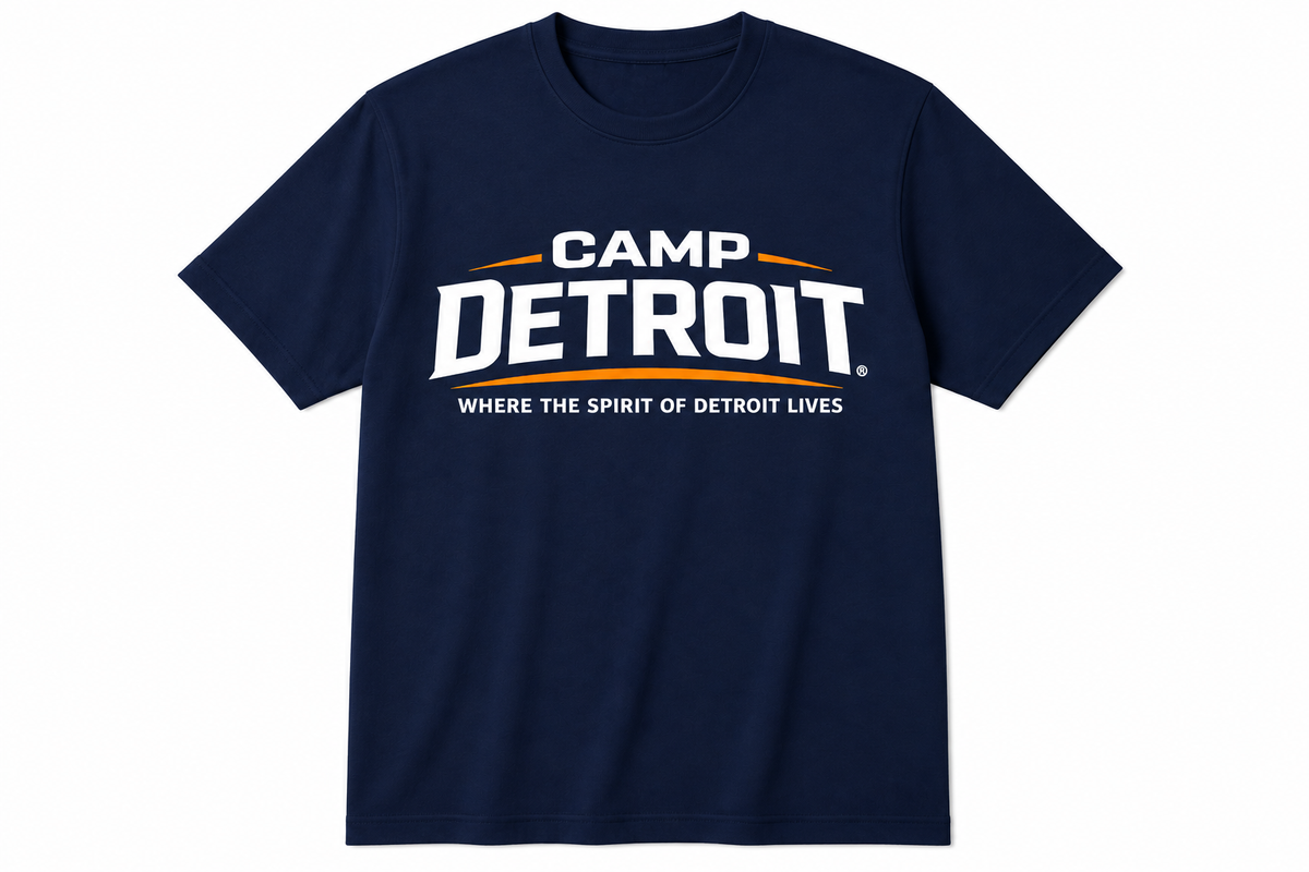 Camp Detroit Apparel Pure Cotton Unisex T-Shirt