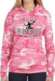 Camp Detroit Apparel Camo Pullover Hoodie