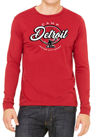 Camp Detroit Apparel Long Sleeve Polyester T-Shirt