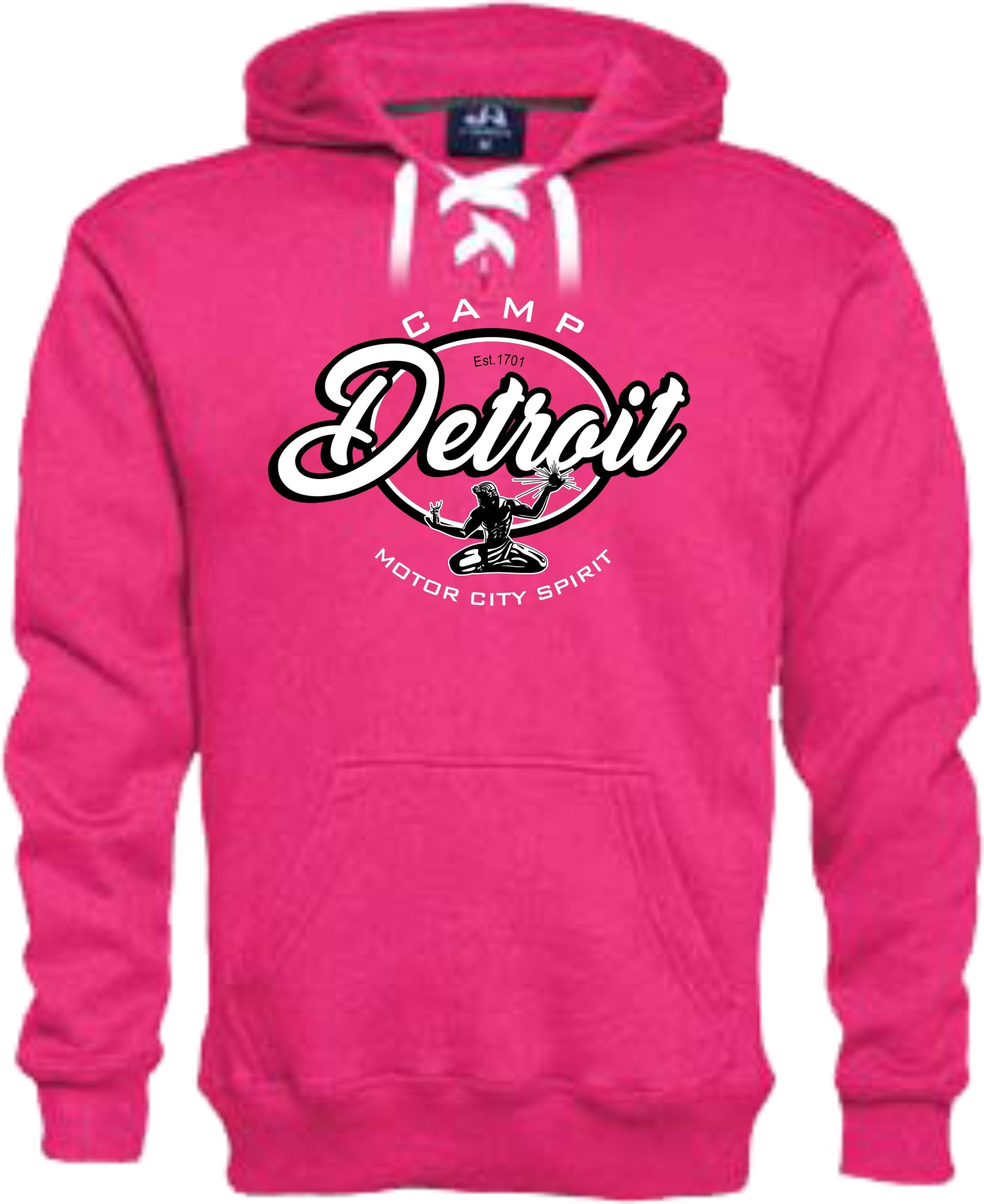 Camp Detroit Apparel Sports Lace Hoodie